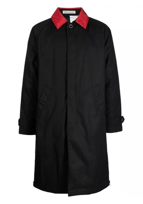 Undercover x FRGMT logo-print parka coat - Black