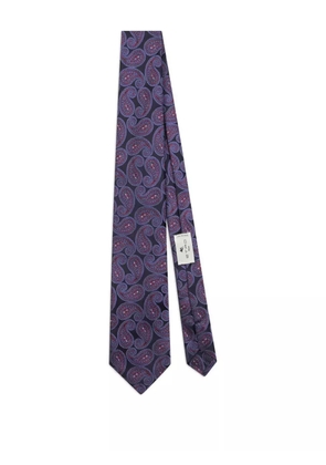 ETRO paisley-pattern jacquard tie - Red
