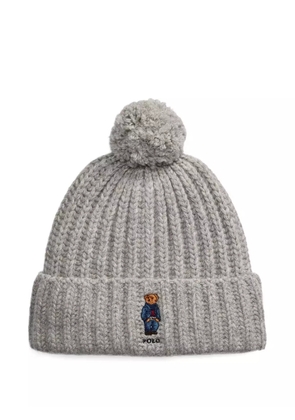 Polo Ralph Lauren ribbed pom-pom beanie - Grey