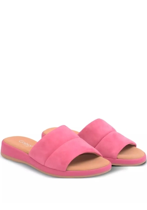 GABOR suede flat sandals - Pink