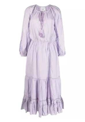 MARANT ÉTOILE Latifa flared midi dress - Purple