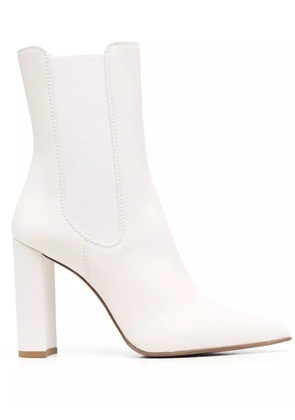 Le Silla Megan 110mm block-heel ankle boots - White