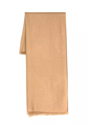 N.Peal cashmere pashmina scarf - Brown