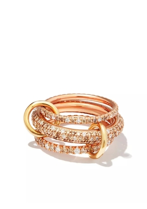 Spinelli Kilcollin 18K rose gold Nova Rose diamond ring