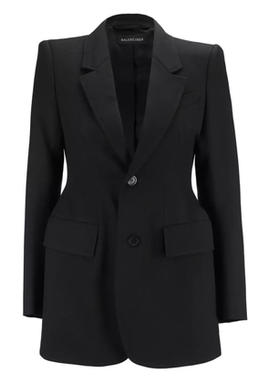 Balenciaga structured tailored blazer - Black