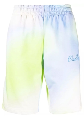 BLUE SKY INN embroidered-logo tie-dye shorts
