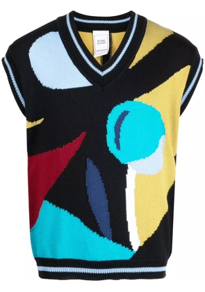Bethany Williams graphic-print sleeveless vest - Black