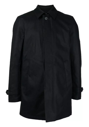 Herno plain linen shirt jacket - Black