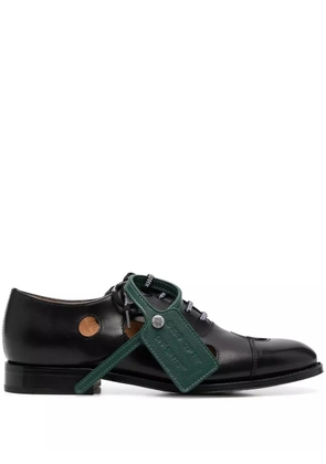Off-White x Church's Meteor-holes leather Oxford shoes - Black