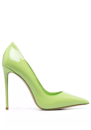 Le Silla Eva 110mm leather pumps - Green