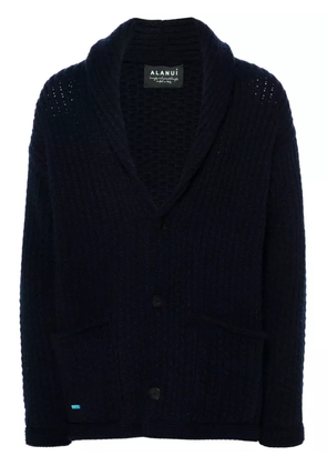 Alanui Finest cable-knit cardigan - Blue