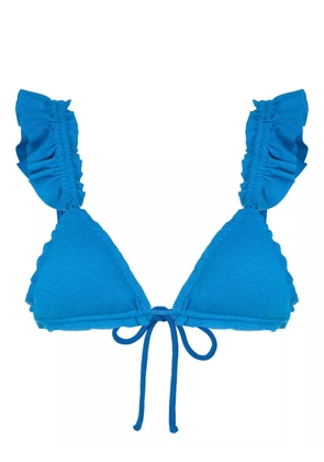 Clube Bossa Laven ruffled bikini top - Blue