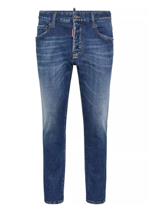 DSQUARED2 mid-rise slim-leg jeans - Blue