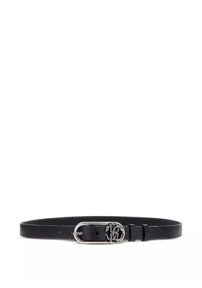 Roberto Cavalli Mirror Snake-plaque belt - Black