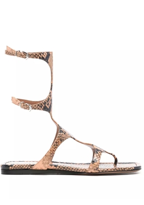 Paris Texas Uma leather sandals - Neutrals