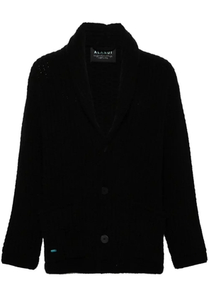 Alanui Finest ribbed cardigan - Black