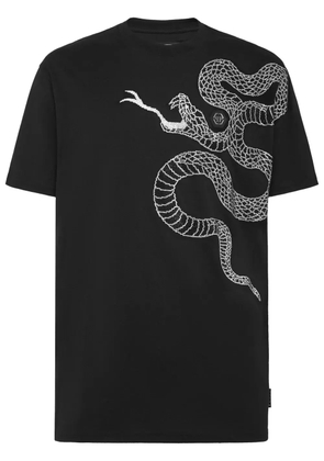 Philipp Plein snake-embellished T-shirt - Black
