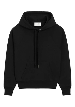 AMI Paris Ami De Coeur cotton hoodie - Black