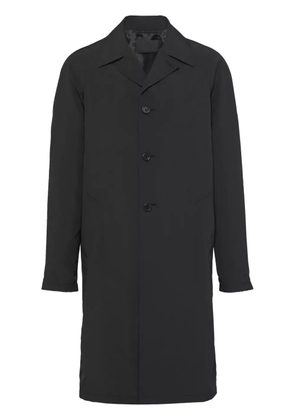 Prada single-breasted wool coat - Black