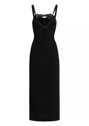 Giambattista Valli cut-out detailing long dress - Black