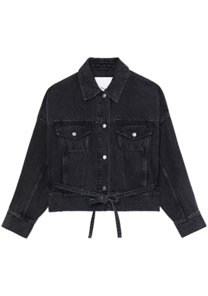 3.1 Phillip Lim button-up belted denim jacket - Black