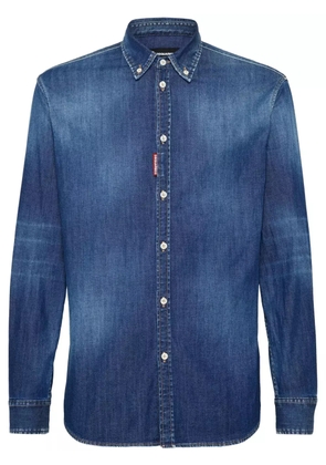 DSQUARED2 dark-wash relaxed shirt - Blue