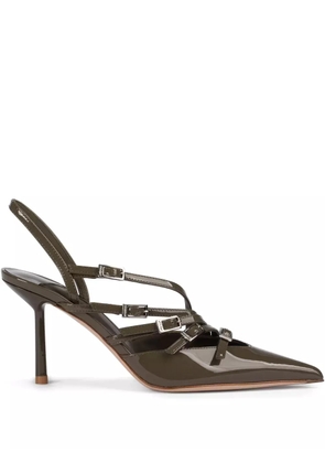 Le Silla 80mm Scarlet slingback pumps - Green