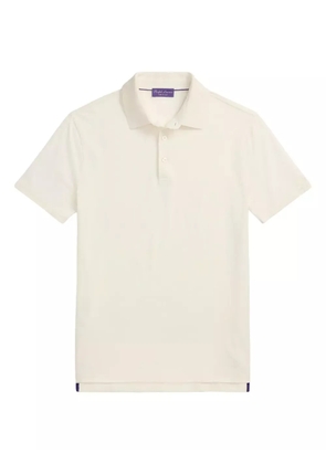 Ralph Lauren Purple Label piqué polo shirt - White