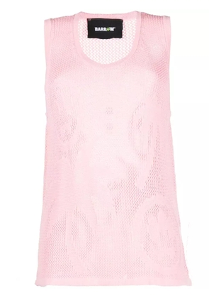 BARROW intarsia-knit palm tree top - Pink