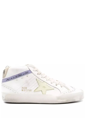 Golden Goose Mid Star hi-top sneakers - White