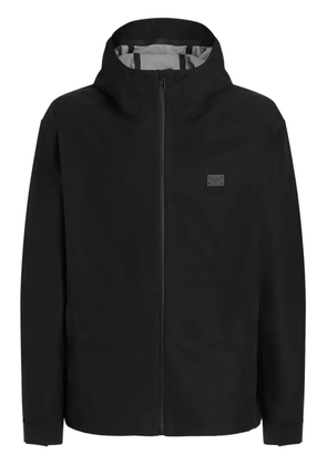 Dolce & Gabbana logo-plaque bomber jacket - Black