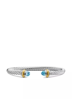David Yurman 14kt yellow gold and sterling silver Classic Cable bracelet (5mm) - S4ABT SILVER