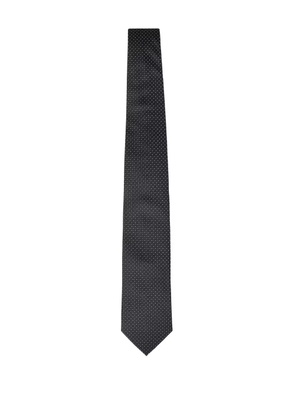 FRANZESE COLLECTION Berlusconi jacquard silk tie - Black