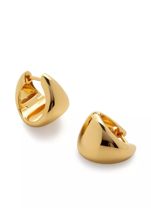 Monica Vinader small tapered hoop earrings - Gold