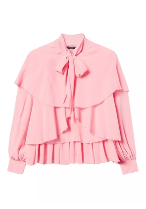 TWINSET flounce-design blouse - Pink
