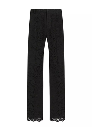 Dolce & Gabbana lace trousers - Black