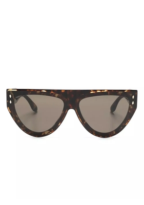 Isabel Marant Eyewear oversize-frame sunglasses - Brown
