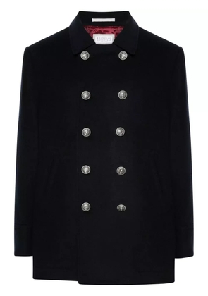 Brunello Cucinelli cashmere coat - Blue