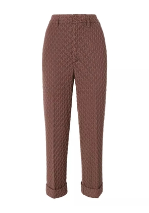 Missoni textured tailored trousers - Brown