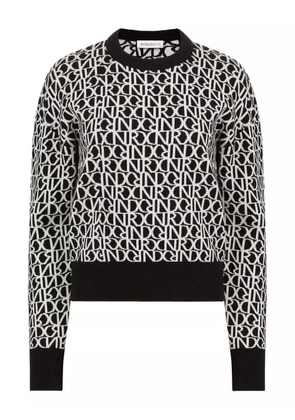 Nina Ricci monogram wool sweater - Black