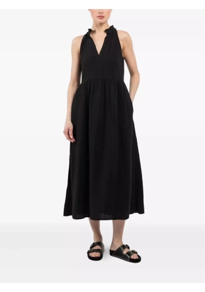 Xirena frill-neck sleeveless dress - Black