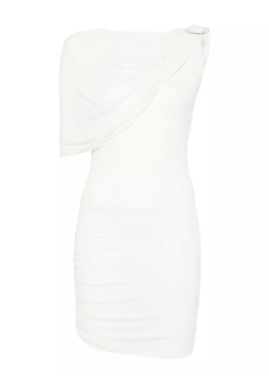 MANURÍ Elise cashmere-blend dress - White