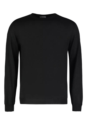 THE (Alphabet) crew-neck sweater - Black