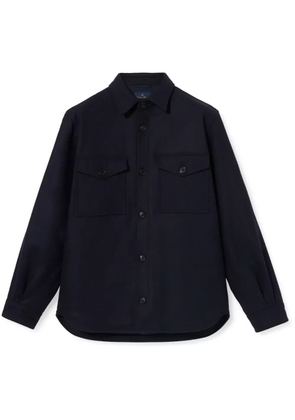 Brooks Brothers flat-pocket overshirt - Blue