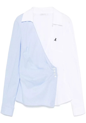 Patrizia Pepe colour-block shirt - White