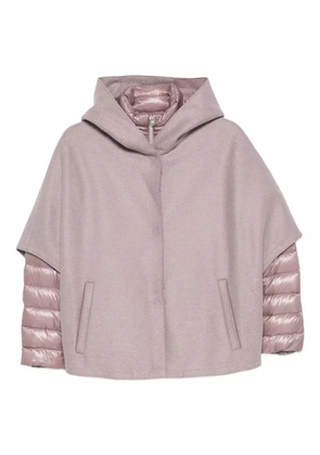 Herno hooded puffer jacket - Purple