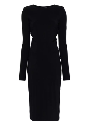 Patrizia Pepe cut-out midi dress - Black