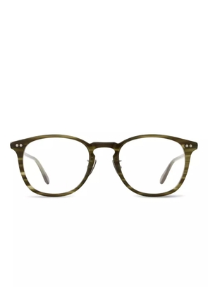 Garrett Leight Kinney round-frame glasses - Green