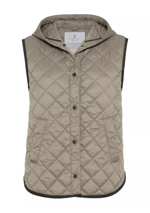 Brunello Cucinelli quilted gilet - Neutrals