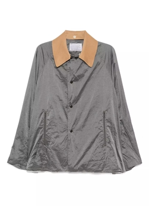 Kolor button-up shirt jacket - Grey
